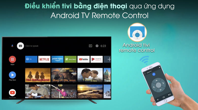 Điều khiển tivi bằng điện thoại với ứng dụng Android TV Remote Control