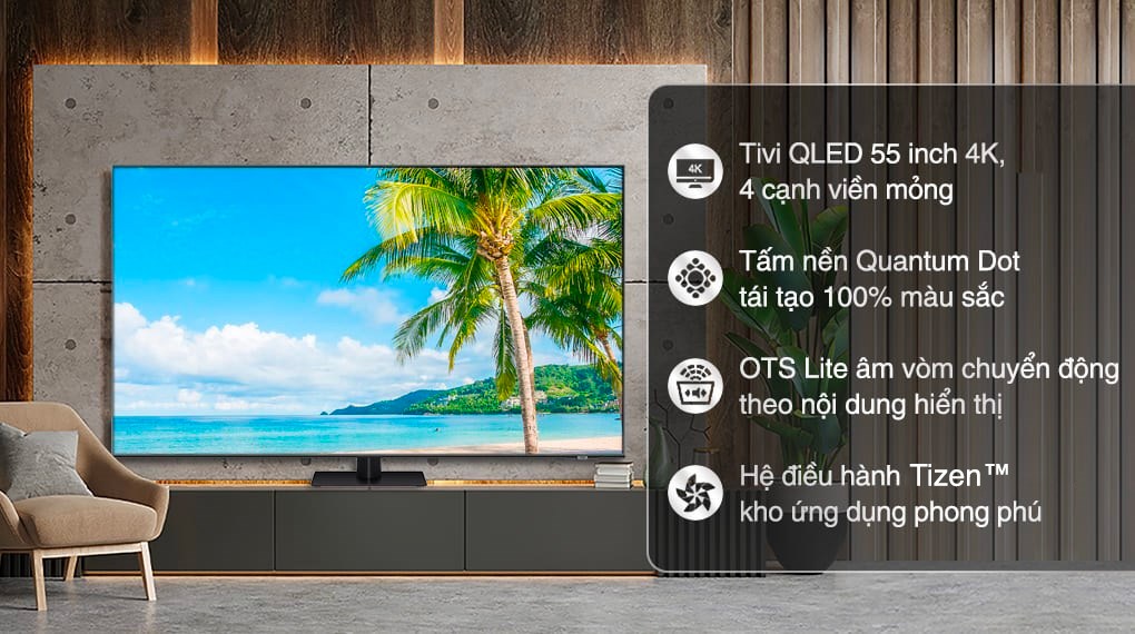 Smart Tivi QLED Samsung 4K 55 inch QA55Q70BAKXXV
