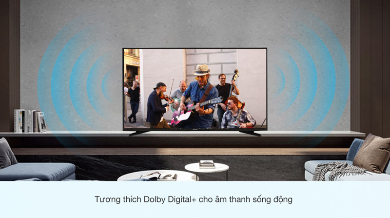Âm thanh trong trẻo với công nghệ âm thanh Dolby Digital Plus