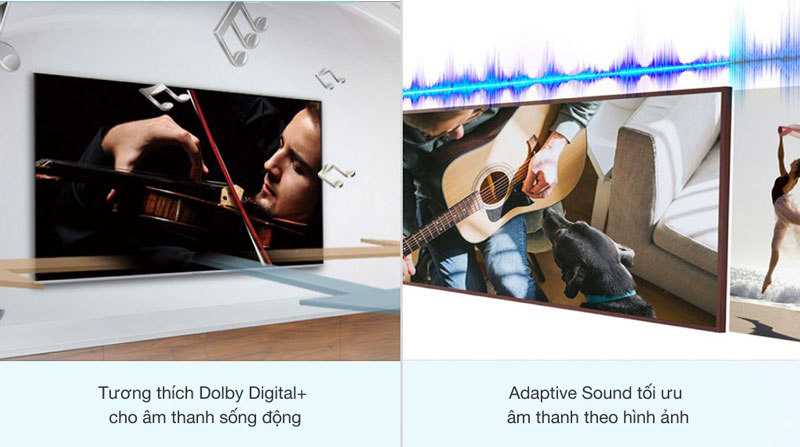 Âm thanh mạnh mẽ, vang dội qua công nghệ Dolby Digital Plus