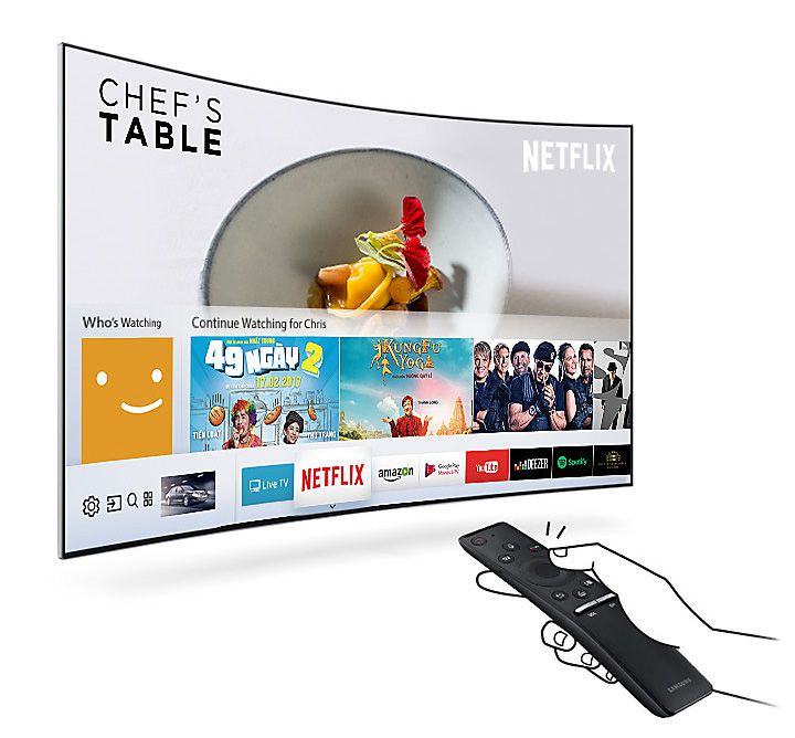 Smart Tivi màn hình cong Samsung