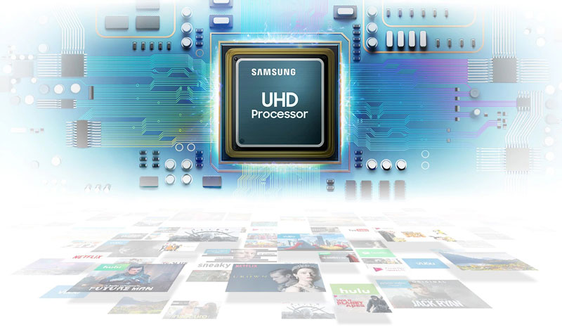 Tivi Led Samsung UA55RU7200KXXV bộ xử lý UHD