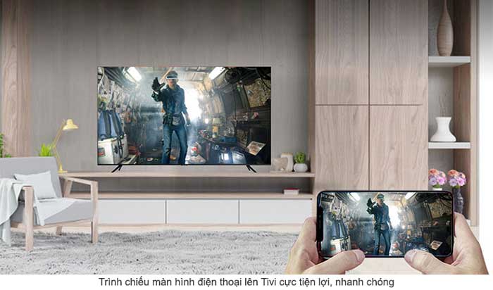 Tivi Samsung UA75TU8100 75 inch trình chiếu