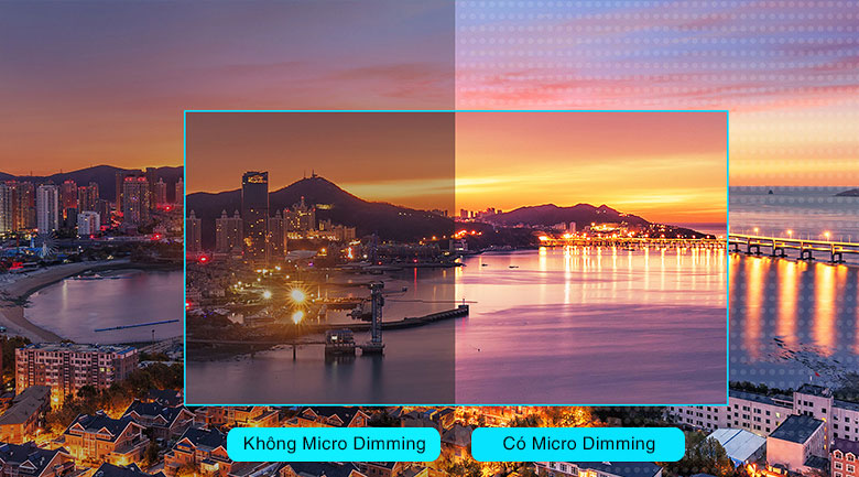 Tận hưởng hình ảnh có độ tương phản cao qua công nghệ Micro Dimming