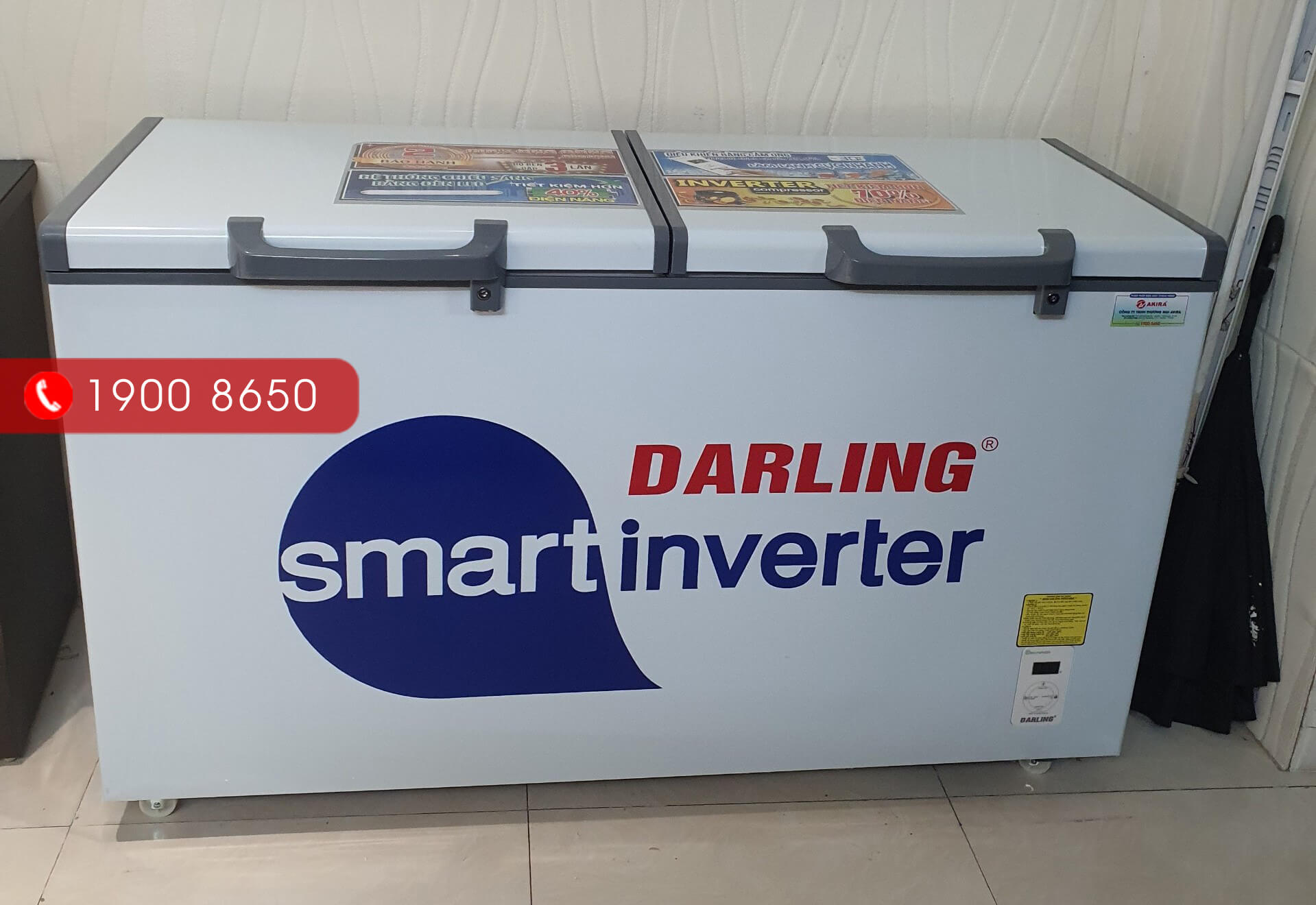 Tủ đông Darling Smart Inverter DMF-4799ASI với thiết kế 1 ngăn 2 cánh mở
