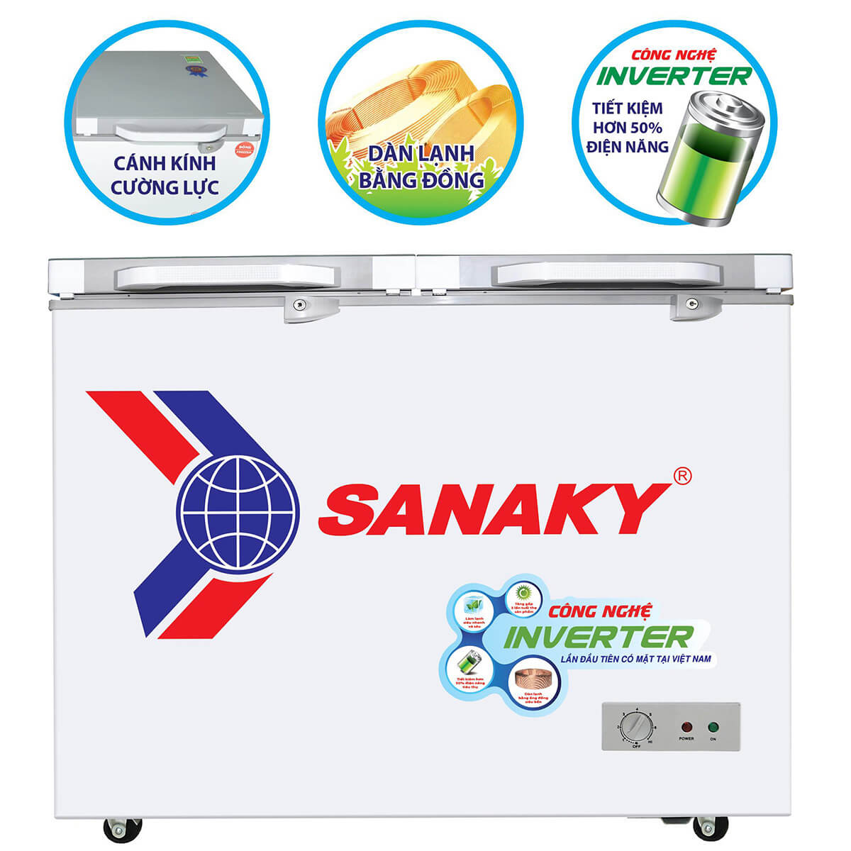 Tủ đông Sanaky VH-2899A4K Inverter