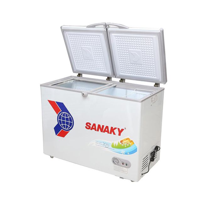 Tủ đông Sanaky VH-4099A1 (360 lít, dàn lạnh đồng, 2 cửa mở)