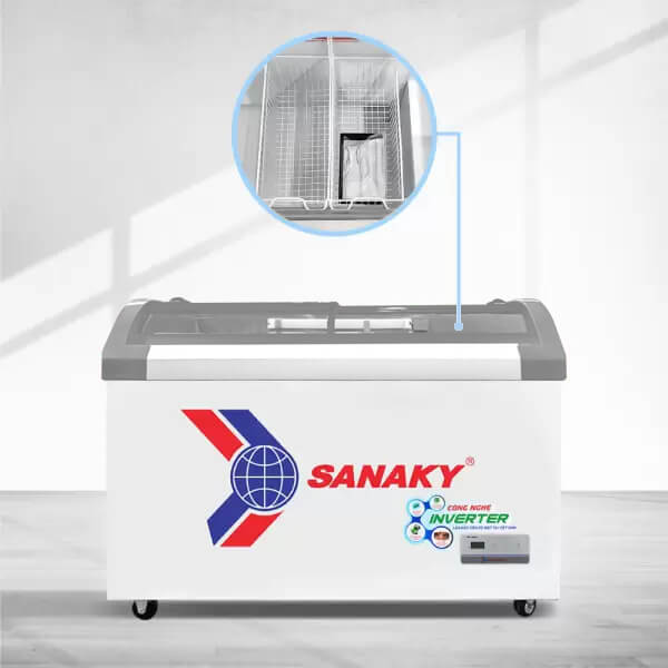 Tủ đông Sanaky VH-3899K3B - hệ thống đèn Led tiện ích