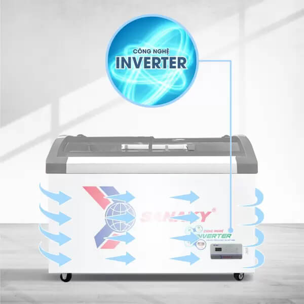 Tủ đông Sanaky VH-4899K3B Inverter - công nghệ Inverter