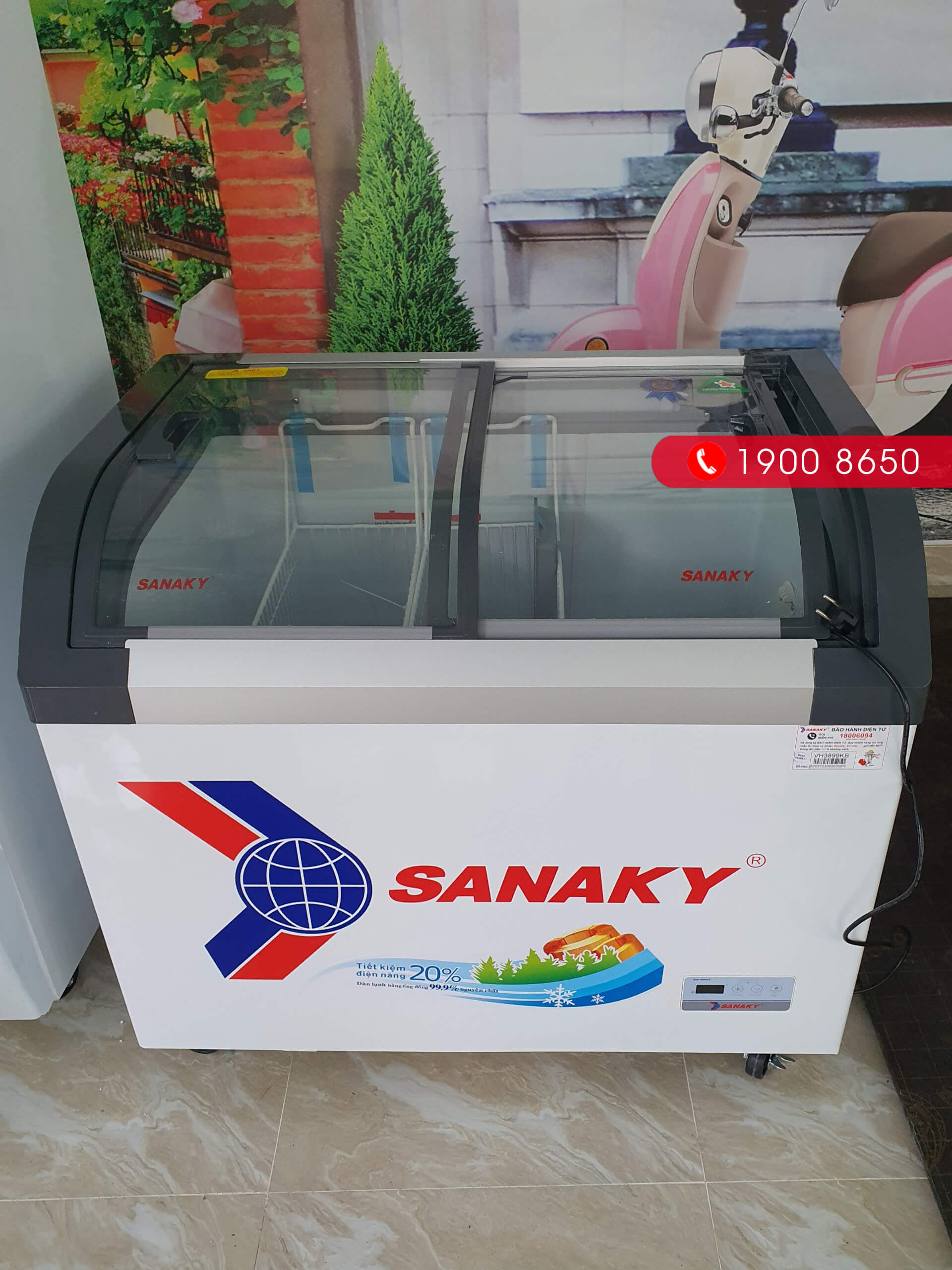 Hình ảnh thực tế Tủ Đông Sanaky VH-3899KB 280 lít