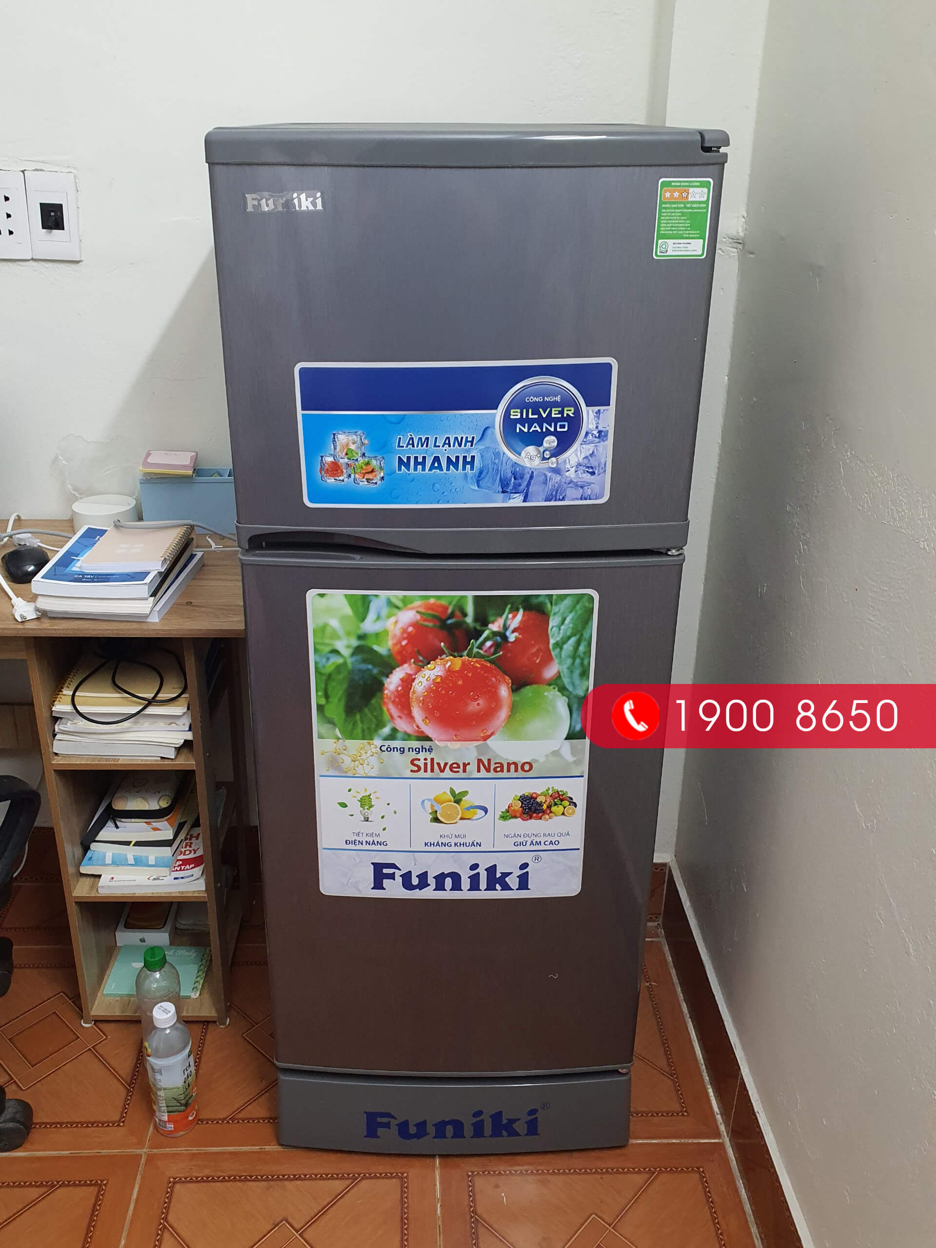 Ảnh thực tế tủ lạnh Funiki FR-132CI 126 lít