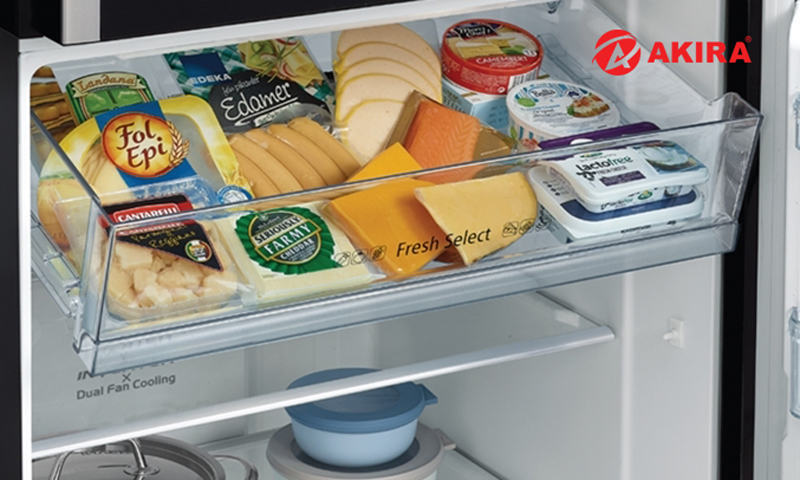 tủ lạnh Hitachi Inverter 339L R-FVX450PGV9 (GBK) - ngăn đông mềm bảo quản thực phẩm