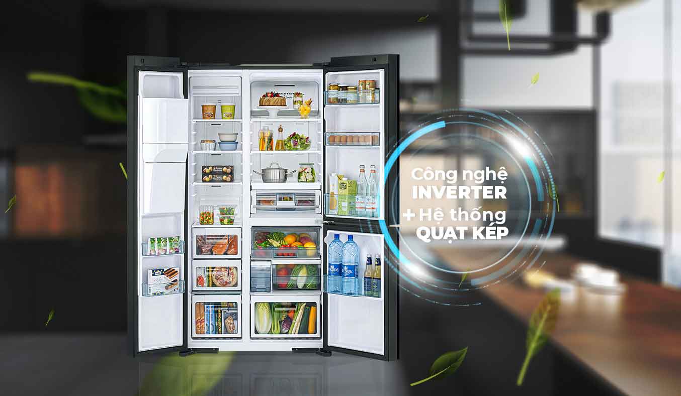 Tủ Lạnh Hitachi R-MX800GVGV0(GBK) Inverter 569L - tiết kiệm điện