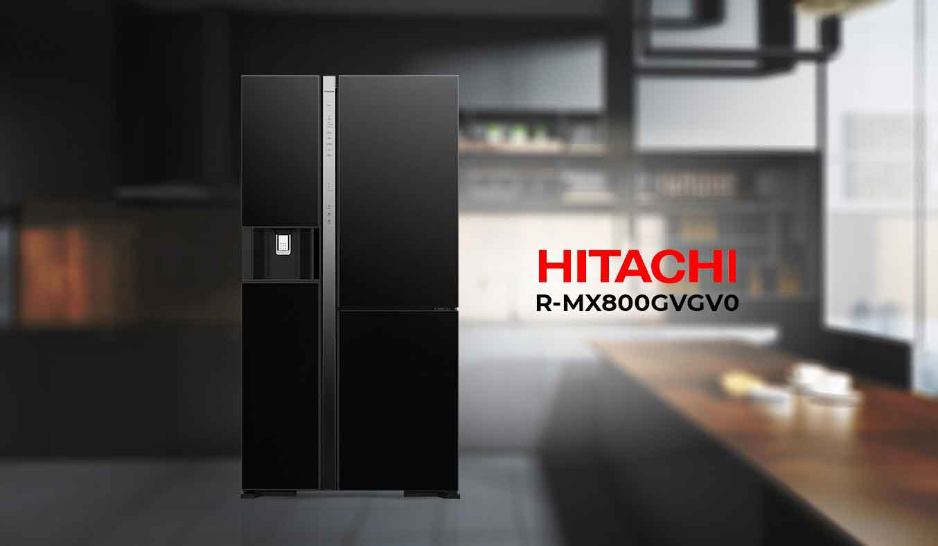 Tủ lạnh Hitachi R-MX800GVGV0(GBK) Inverter 569L