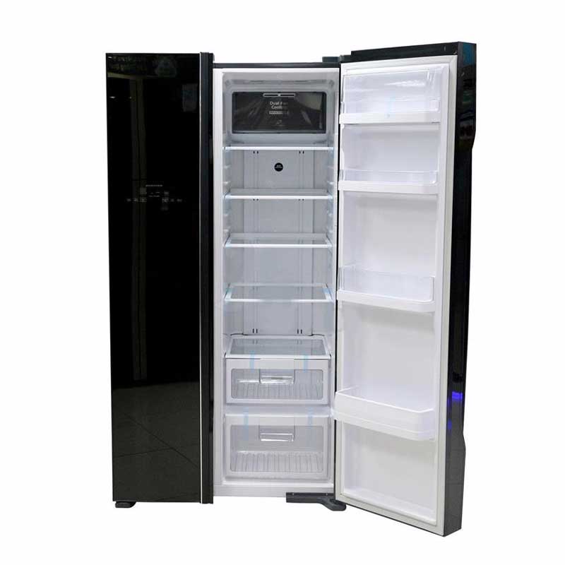 Tủ lạnh Side by Side Hitachi RS700GPGV2GBK 605 lít Inverter dung tích lớn