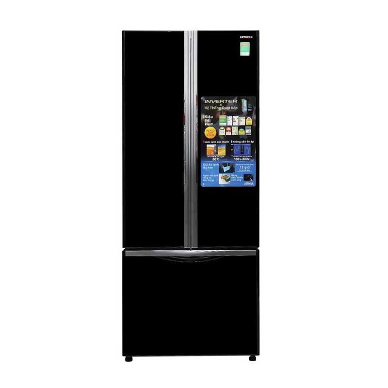 Tủ lạnh Hitachi WB545PGV2GBK 429 lít đen thiết kế hiện đại