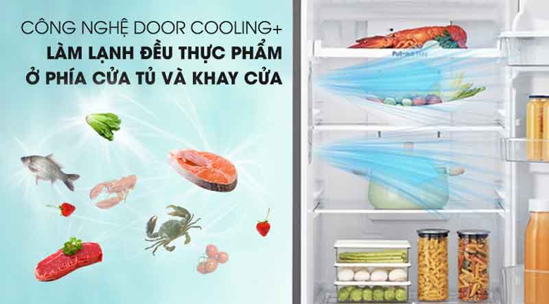 Công nghệ DoorCooling+ cân bằng nhiệt độ