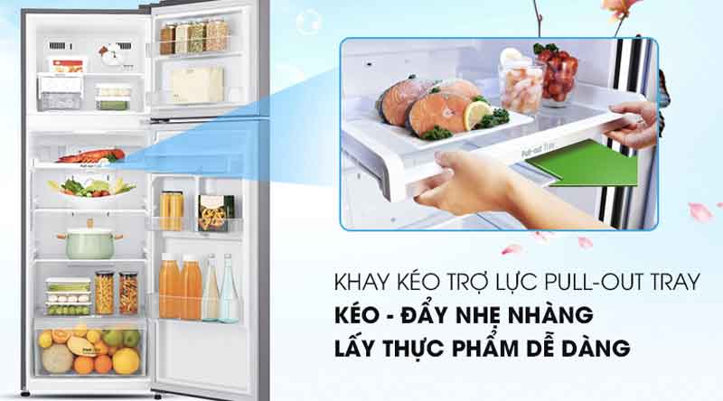 Khay kéo trợ lực