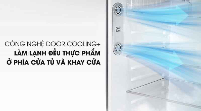 Công nghệ làm lạnh từ cửa tủ DoorCooling+