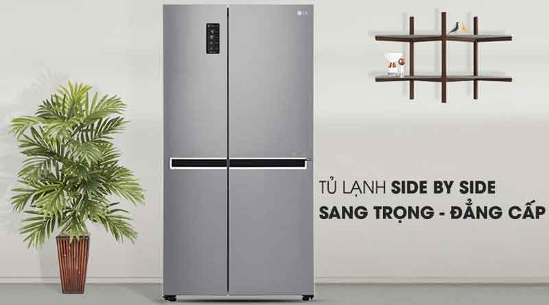 Tủ lạnh Side by Side hiện đại, sang trọng