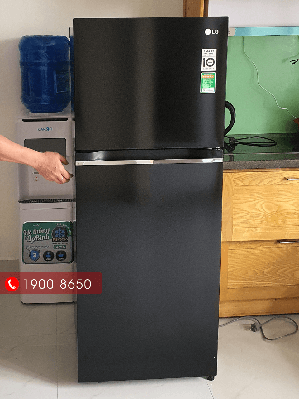Hình ảnh thực tế Tủ lạnh LG GV-B212WB