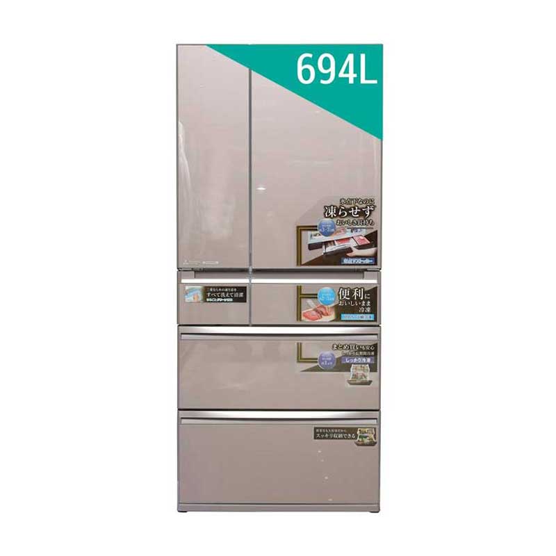 Tủ lạnh Mitsubishi MR-WX71-Y-PV 694L Inverter thiết kế sang trọng
