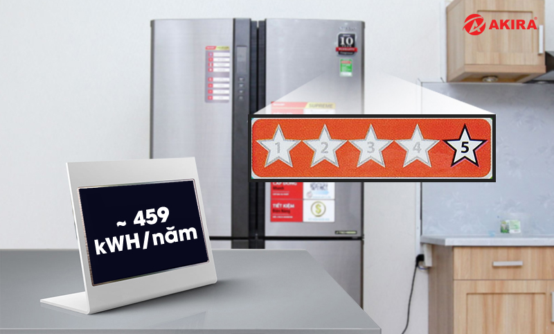 Tủ lạnh Sharp SJ-FX630V-ST- tem chuẩn chất lượng 5 sao