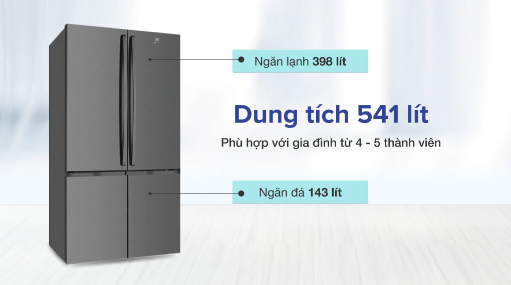 Tủ lạnh Side by Side Electrolux EQE6000A-B