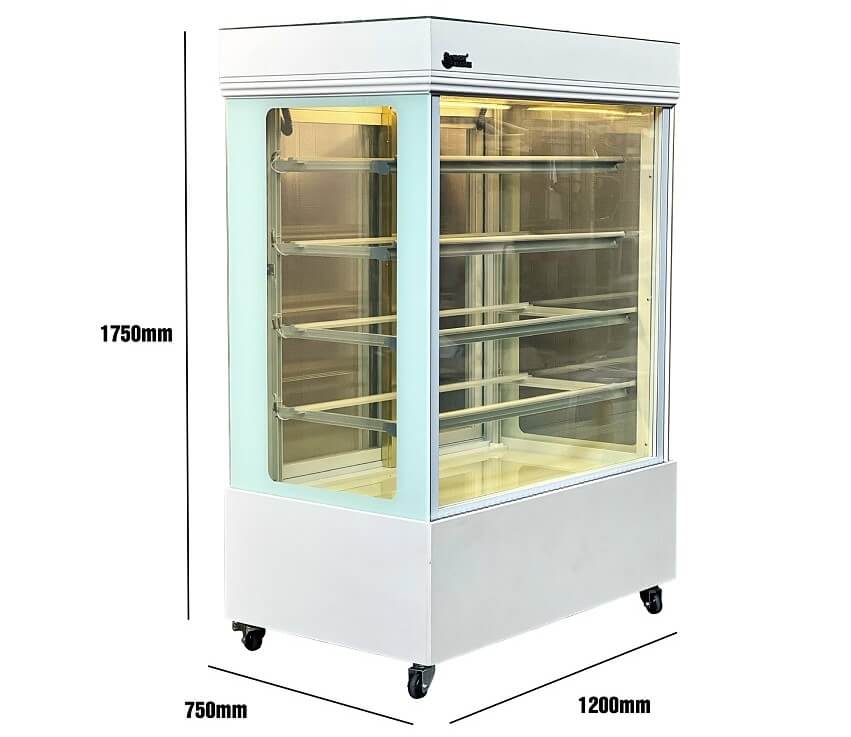 Tủ bánh 5 tầng 1.2m GB-300-4L.Z5 dàn lạnh trên