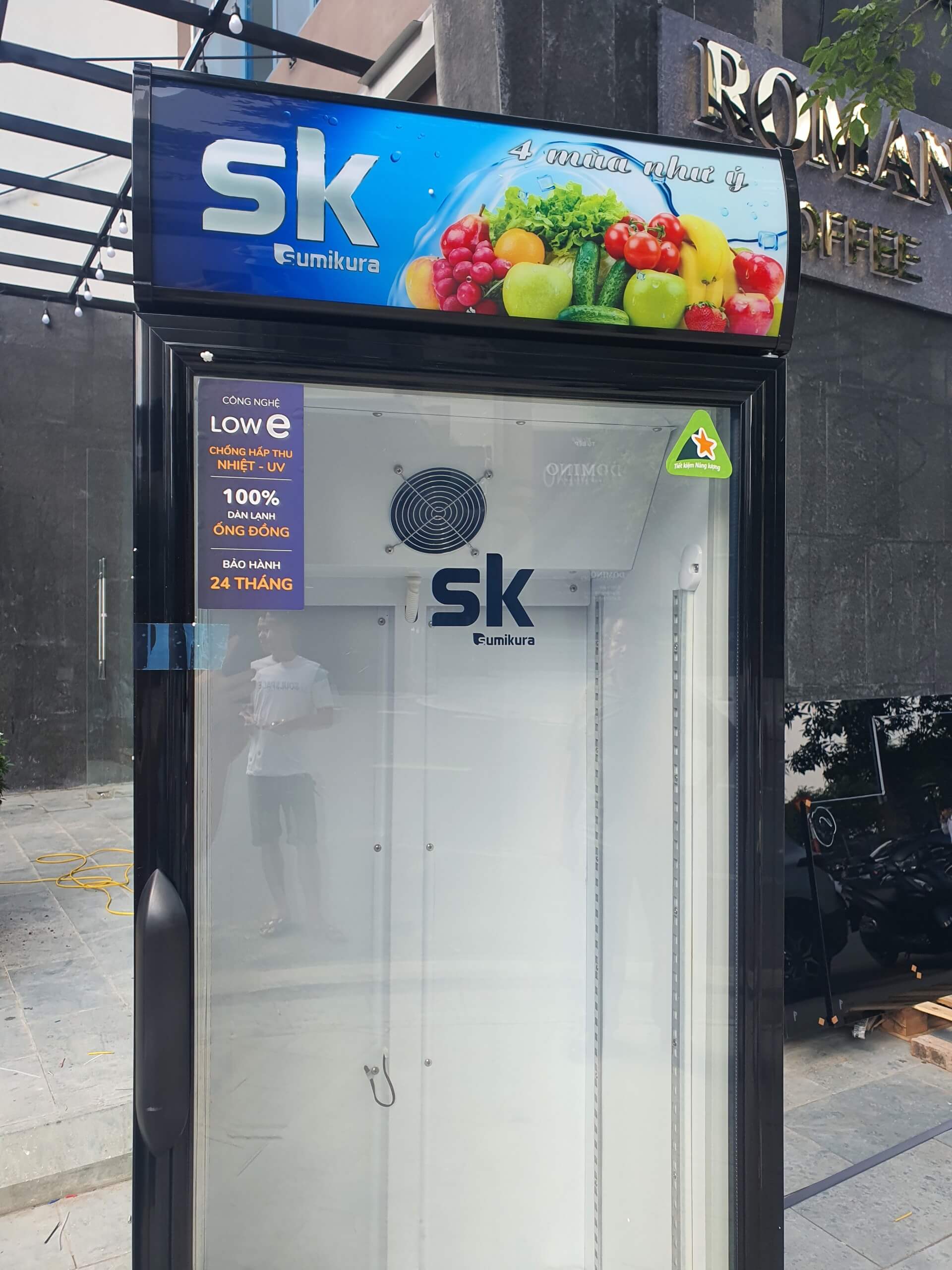 Hình ảnh thực tế tủ mát Sumikura 300 lít SKSC-300