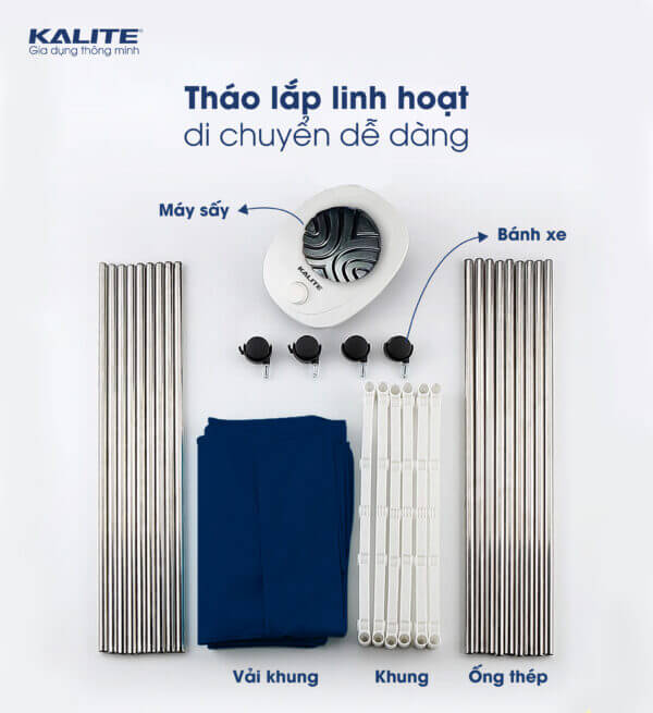 Tủ sấy quần áo Kalite KL6880