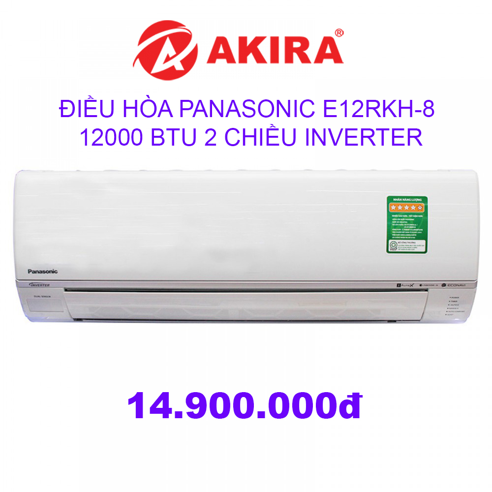 Điều hòa Panasonic E12RKH-8 12000 BTU 2 chiều Inverter
