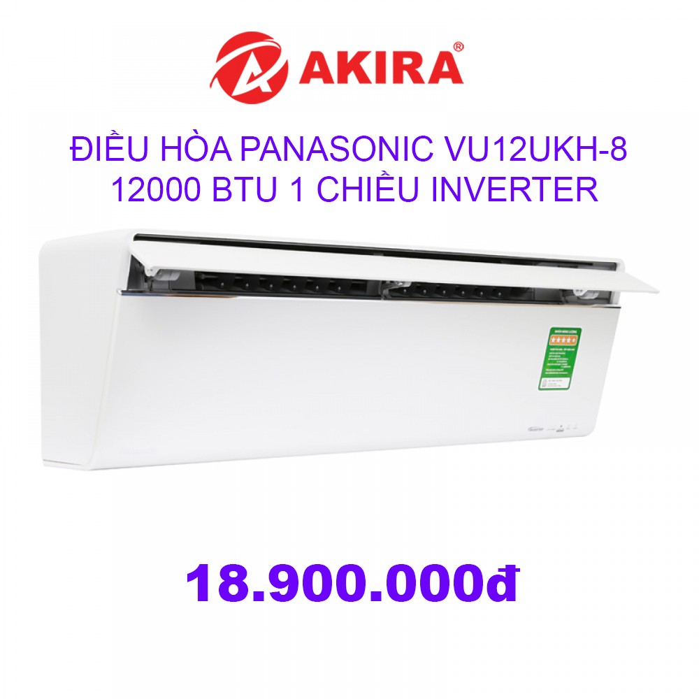 Điều hòa Panasonic VU12UKH-8 12000BTU 1 chiều Inverter