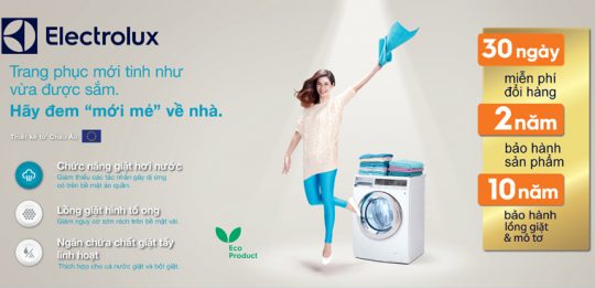 Máy giặt Electrolux bảo hành mấy năm?